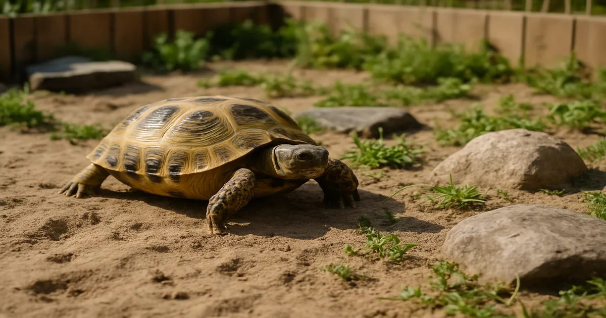 How Much Space Does a Russian Tortoise Need?